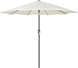Blissun 9' Outdoor Patio Umbrella, Outdoor Table Umbrella, Yard Umbrella, Market Umbrella