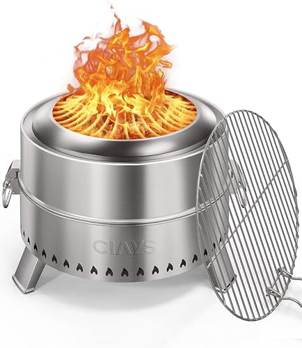 CIAYS Smokeless Firepit, 19 Inch Fire Pit for Camping with Patented Te — Real-world performance testing in action