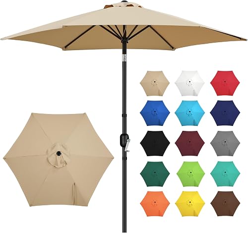Yaheetech 9FT Outdoor Patio Umbrella, Outdoor Table Umbrella with Push — Real-world performance testing in action