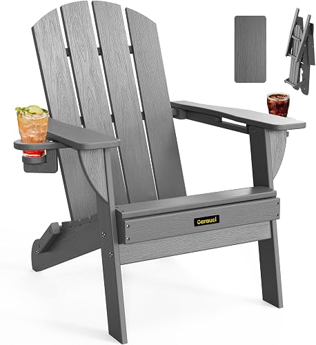 Folding Adirondack Chair, Wooden Textured Plastic Adirondack Chairs wi — Side-by-side comparison of top picks in this category