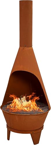 Sunnydaze Large Chiminea Outdoor Fireplace - Outdoor Wood-Burning Fire — Side-by-side comparison of top picks in this category