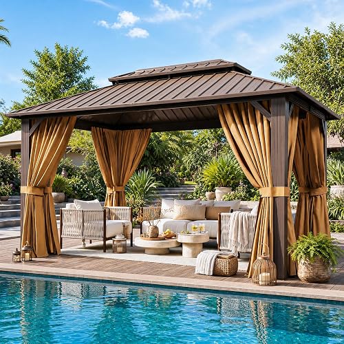 Breezestival 10x12FT Hardtop Gazebo, Metal Frame with Double Galvanize — Side-by-side comparison of top picks in this category