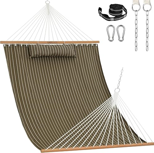 Lazy Daze Hammocks 12 FT Sunbrella Fabric Hammock Non-Fading with Spre — Side-by-side comparison of top picks in this category