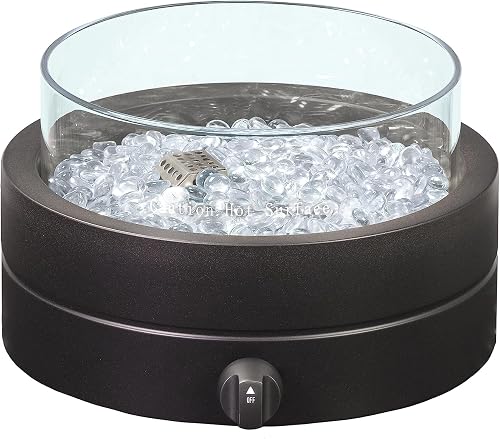 Amazon Basics 14-Inch Round Propane Fire Pit, 9000 BTU Portable Tablet — Our recommended configuration for best results